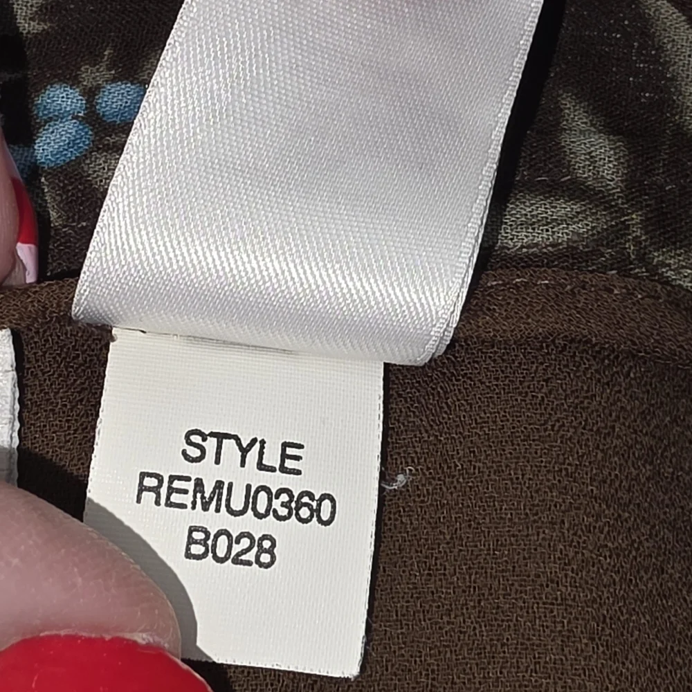 Liz Claiborne Floral A-Line Skirt Midi Size‎ 16 Back Zip Cottagecore Boho Retro - Picture 7 of 7